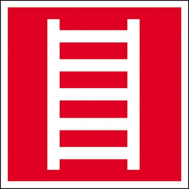 Знак Эксклюзив F03 Пожарная лестница на пластике (200х200)