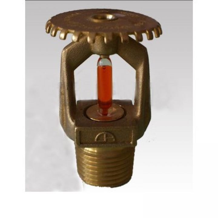 Ороситель спринклерный водяной/пенный AHD204A 1/2", Кф=80, 57 °C вогнутая розетка бронза