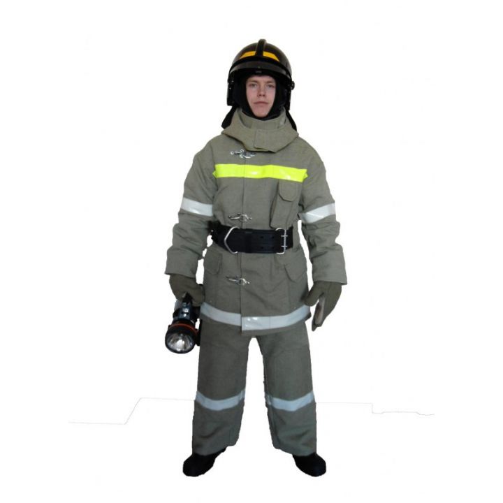 Боевая одежда пожарного из брезента (II уровень защиты) для нач.состава вид А (размер 52-54 / рост 170-176)