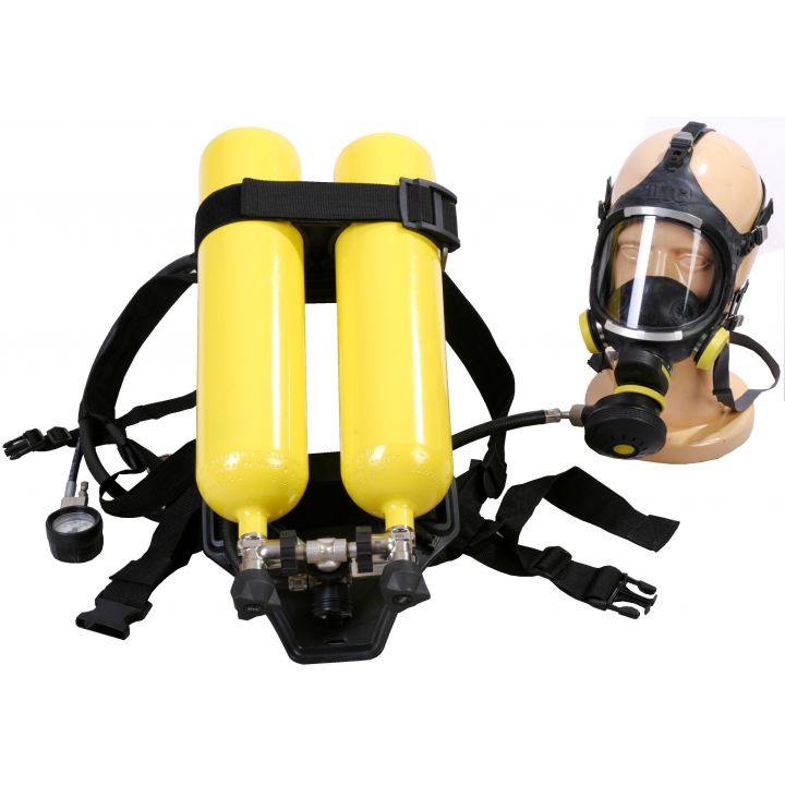 Дыхательный аппарат ПТС Фарватер 160 со сжатым воздухом для аварийно-спасательных служб водного транспорта (40 мин, 11,4 кг, 1 балл., 6,0л, 19,6 МПа, стальной)