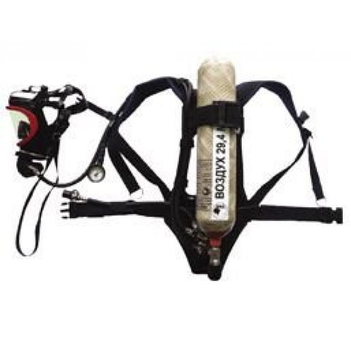Дыхательный аппарат со сжатым воздухом для аварийно-спасательных служб гражданской авиации ПТС Авиа-140М (36 мин, 8,5кг, 1 балл., 4,0л, металлокомпозитный)