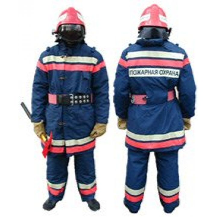 Боевая одежда пожарного из ткани арт. 77-БА-032 из пряжи Номекс для нач.состава (I уровень защиты) вид А (размер 60-62 / рост 170-176)